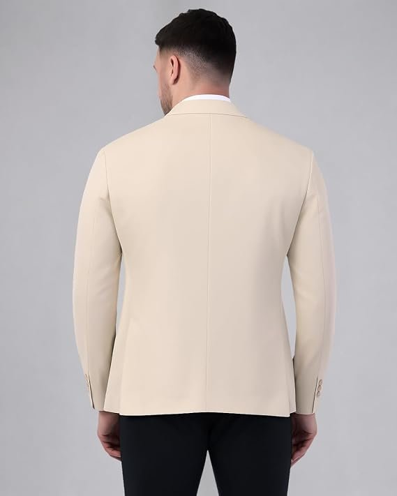 SaintX Men's Formal Blazer | Fully Lined | Slim Fit | Professional Jacket | Premium Business Formal Suit | Office | Wedding | All Purpose - Image 5