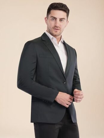 SaintX Men’s Formal Blazer | Fully Lined | Slim Fit | Professional Jacket | Premium Business Formal Suit | Office | Wedding | All Purpose